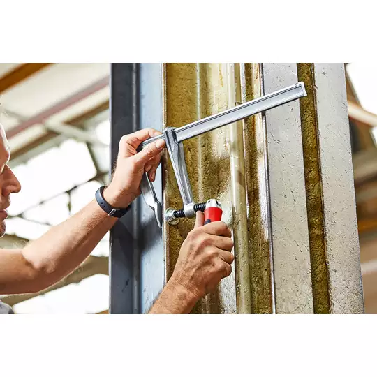 ścisk śrubowy stolarski stalowy 300 x 120 mm, BESSEY [GZ30-12KG] 