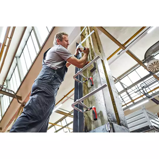 ścisk śrubowy stolarski stalowy 500 x 120 mm, BESSEY [GZ50-12KG]  