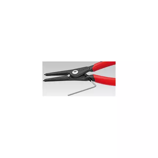 szczypce do pierścieni Segera zewnętrzne, proste z ogranicznikiem, zakres 3-10mm, KNIPEX [49 31 A0]