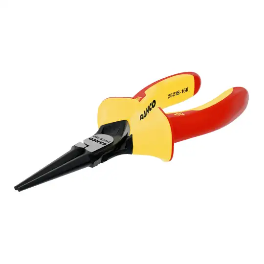 szczypce z końcówkami okrągłymi 140mm, rękojeść wielokomponentowa VDE, Bahco [2521S-140]