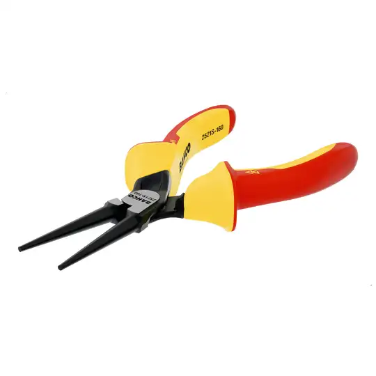 szczypce z końcówkami okrągłymi 140mm, rękojeść wielokomponentowa VDE, Bahco [2521S-140]