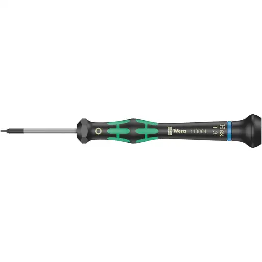 wkrętak precyzyjny sześciokątny HEX-Plus, 0,7x40mm, serii Kraftform Micro, Wera [05118060001]