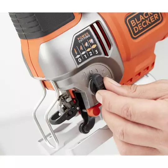 wyrzynarka elektryczna 650 W, Black&amp;Decker [BES610K-QS] 