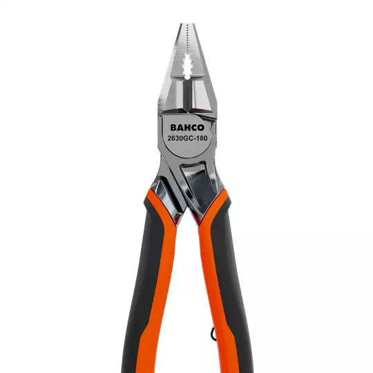 wzmocnione szczypce uniwersalne, kombinerki HD chromowane 160mm, Bahco [2630GC-160IP]