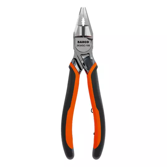 wzmocnione szczypce uniwersalne, kombinerki HD chromowane 160mm, Bahco [2630GC-160IP]