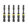zestaw 5szt. końcówek udarowych Torsion TX15/50mm [DT7394T-QZ]