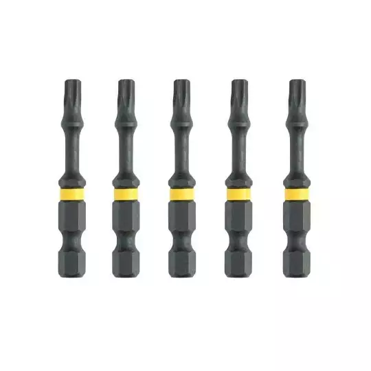 zestaw 5szt. końcówek udarowych Torsion TX15/50mm [DT7394T-QZ]