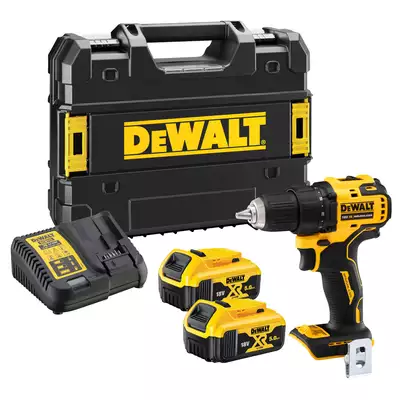 2-biegowa akumulatorowa wiertarko-wkrętarka 18V Li-Ion, 2x5,0 Ah, DeWALT [DCD708P2T]