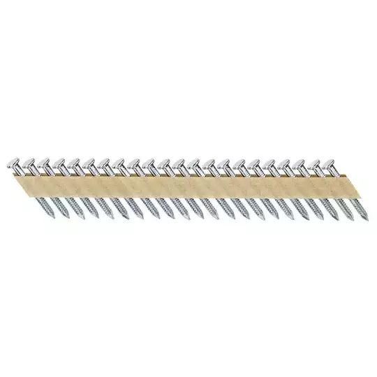 Gwoździe kotwowe, łączone papierem, pierścieniowe, galwanizowane, 33°, klasa 2, średnica 4,0 mm, długość 40 mm, DeWalt [DNM40R40GZ]