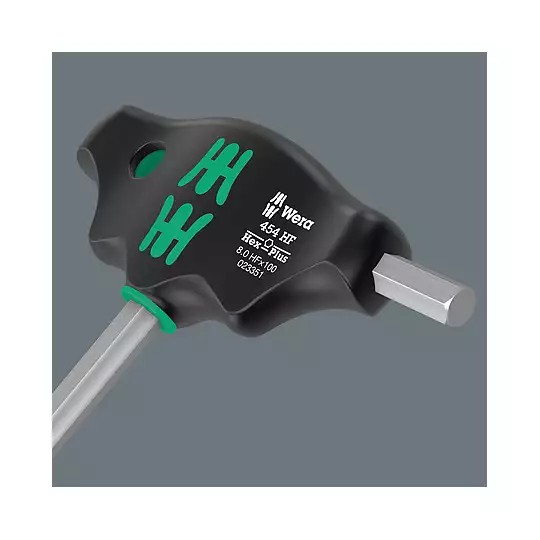 Wkrętak HEX-Plus z rękojeścią typu T z funkcją przytrzymywania, 3x100mm, serii 454HF, Wera [05023334001]