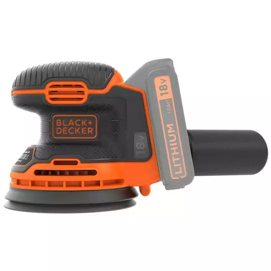 akumulatorowa szlifierka mimośrodowa 125mm, 18 V, Black+Decker [BDCROS18N-XJ]