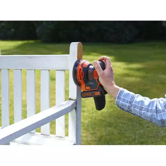 akumulatorowa szlifierka mimośrodowa 125mm, 18 V, Black+Decker [BDCROS18N-XJ]