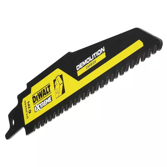brzeszczot bagnetowych XR Extreme Demolition Carbide 152mm, 6 zębów/cal, do drewna z gwoździami DeWalt [DT20440-QZ]