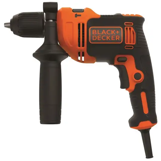 elektryczna wiertarka udarowa 710W + 32 akcesoria w walizce, Black+Decker [BEH710SA32]
