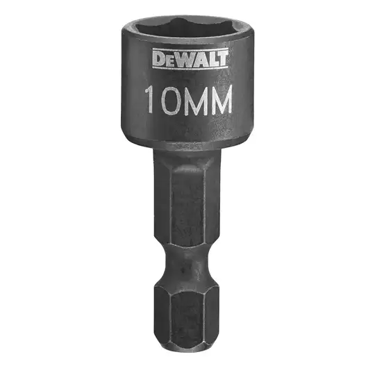 udarowa, kompaktowa końcówka nasadowa 10mm z magnesem 1/4" DeWALT [DT7463]