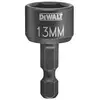 udarowa, kompaktowa końcówka nasadowa 13mm z magnesem 1/4" DeWALT [DT7464-QZ]