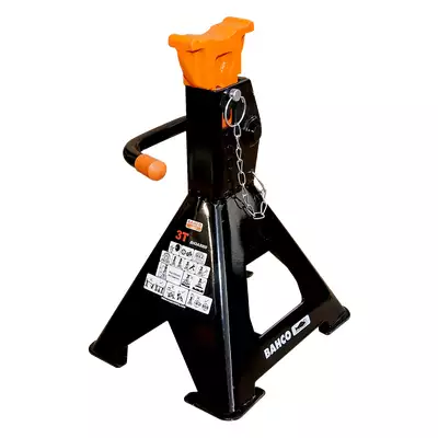 zestaw 2 szt. podpórek z automatycznym wysuwaniem, kobyłek samochodowych, udźwig 3 tony, BAHCO [BH3A3000]