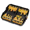 zestaw frezów HM do frezarki górnowrzecionowej, trzpień 8 mm, 12 szt. DeWalt [DT90016-QZ] 