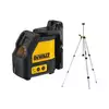 samopoziomujący laser krzyżowy z wiązką czerwoną 10m, DeWALT [DW088K] (1)