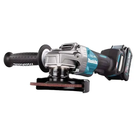 akumulatorowa szlifierka kątowa 125mm, 40V max, Li-Ion 2x4,0Ah, serii XGT, AWS, Makita [GA029GM201]