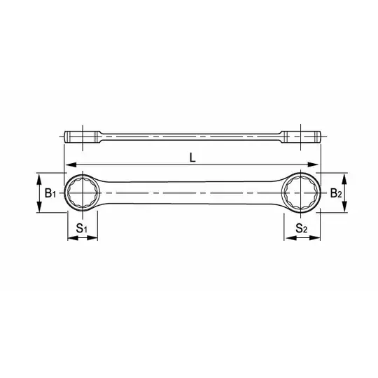 klucz dwustronnie płaski metryczny 27x29mm Irimo [010241]