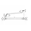 klucz oczkowy dwustronny, odsadzony 27x29mm Irimo [015241]