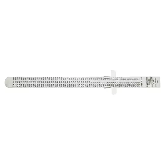 linijka stalowa z przesuwanym wskaźnikiem 160mm Bahco [1179-FLX], metryczno-calowa