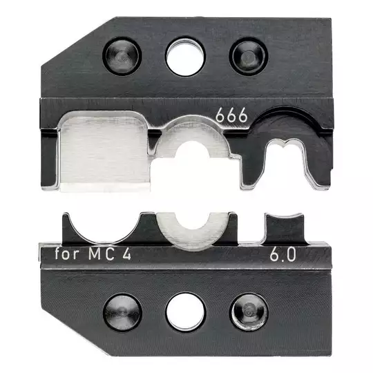 matryca do złączy fotowoltaicznych MC4 Multi-Contact, do szczypiec typu Crimp System, Knipex [97 49 66 4]