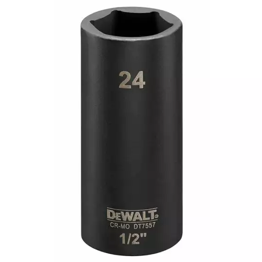 nasadka udarowa sześciokątna, wydłużana 1/2", rozmiar 21 mm, DeWalt [DT7555-QZ]