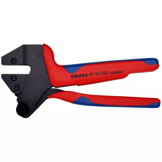 profesjonalne szczypce zaciskowe do wymiennych szczęk zagniatających KNIPEX [97 43 200 A]