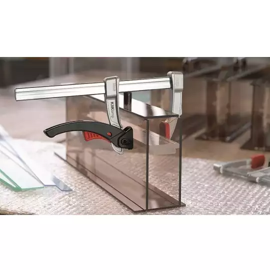 ścisk ślusarski dźwigniowy szybkomocujący stalowy 160x80mm KliKlamp Bessey [KLI16]