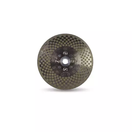 tarcza diamentowa ECD 2w1 do cięcia i szlifowania, na sucho, 115mm/M14, klasy SUPERPRO, Rubi [31964]