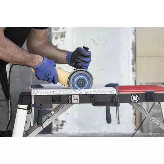 tarcza diamentowa turbo VIPER - TVR do cięcia materiałów twardych na sucho 115/22,3mm, klasy SUPERPRO, Rubi [30986]