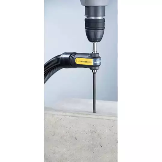 wiertło widiowe SDS+ do wiercenia z odciągiem, 2 krawędzie tnące, 6x270/150, Alpen [0058000600100] w betonie, kamieniu