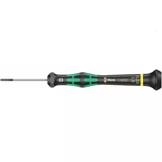 wkrętak płaski precyzyjny 0,23x1,5x40mm, Kraftform Micro Wera [05118002001]