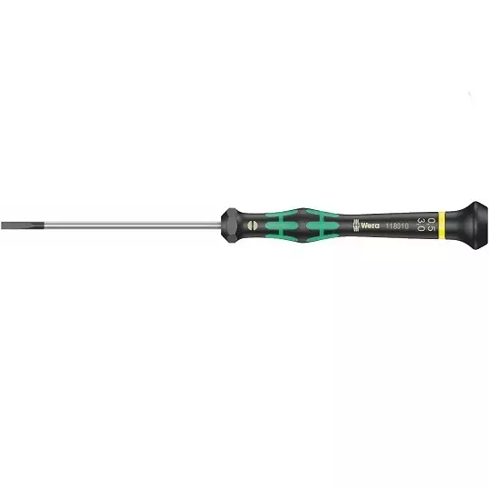 wkrętak płaski precyzyjny 0,50x3x80mm, Kraftform Micro Wera [05118010001]