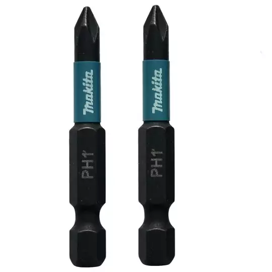 zestaw 2 szt. końcówek udarowych Philips PH1/50mm, IMPACT BLACK MAKITA [B-63719]