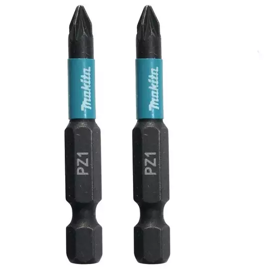 zestaw 2 szt. końcówek udarowych Pozidriv PZ1/50mm, IMPACT BLACK MAKITA [B-63747]