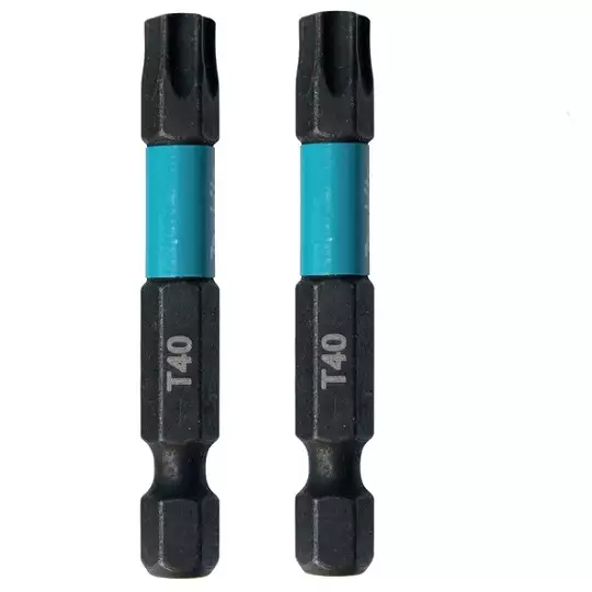 zestaw 2 szt. końcówek udarowych Torx T40/50mm, IMPACT BLACK MAKITA [B-63812]