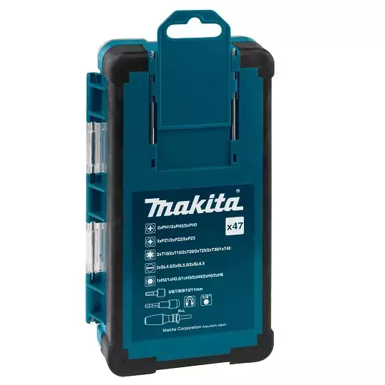 zestaw 47 szt. końcówek i nasadek z grzechotką Makita [B-36170]