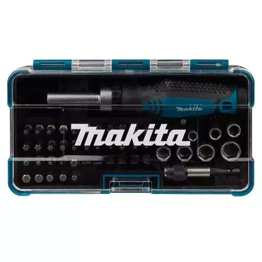 zestaw 47 szt. końcówek i nasadek z grzechotką Makita [B-36170]
