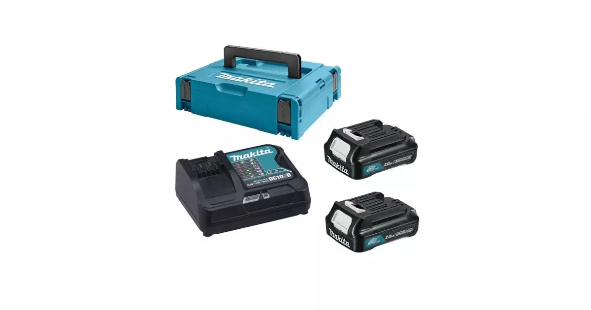 2 stuks BL1021B 2,0Ah 2000mAh accu met oplader 10,8V-12V
