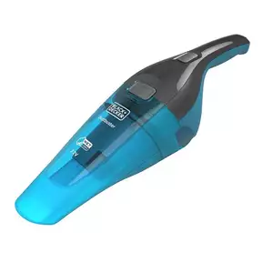 Akumulatorowy, bezworkowy odkurzacz ze stacją ładującą Wet &amp; Dry Dustbuster, Black+Decker [WDC215WA-QW] 7,2V Li-Ion