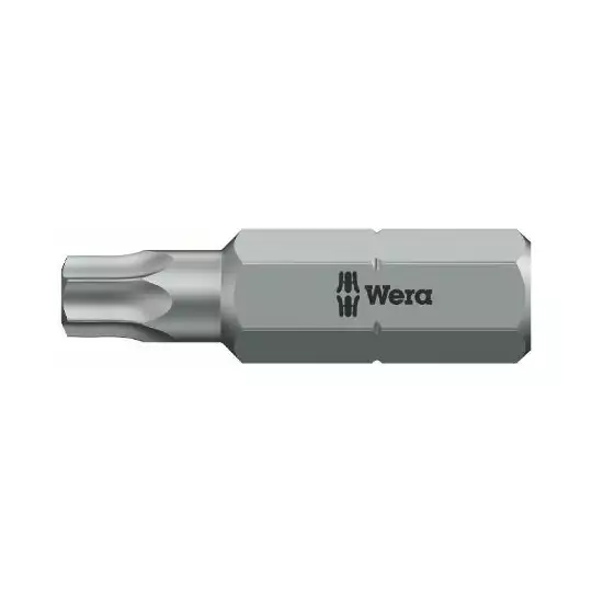 KOŃCÓWKA 1/4" TORX BO DO WKRĘTÓW Z GNIAZDEM ZABEZPIECZAJĄCYM, ROZMIAR TX25/25MM, WERA [05066515001]