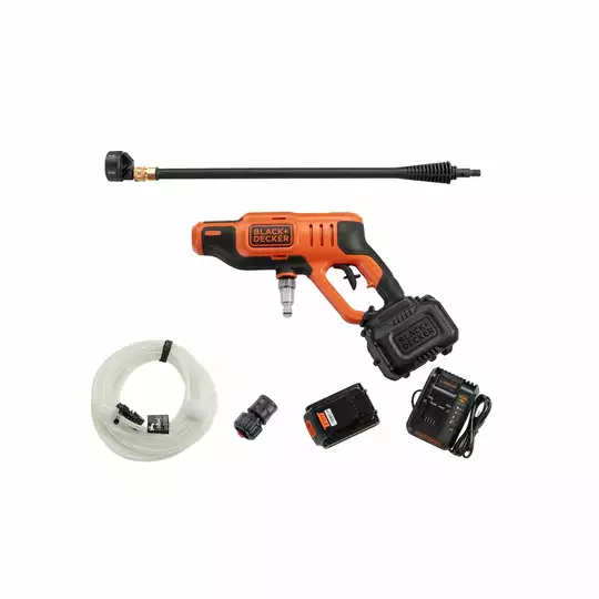 Myjka ciśnieniowa akumulatorowa 18V Black+Decker [BCPC18D1-QW] 2Ah, Li-Ion