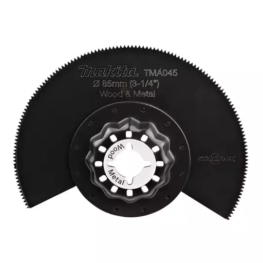 Półokrągły brzeszczot BiM do narzędzi wielofunkcyjnych, 85mm, do drewna i metalu, TMA045, Makita [B-64799]