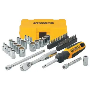 Zestaw 50 szt. nasadek i bitów z grzechotką NANO 1/4" DeWALT [DWMT81610-0]