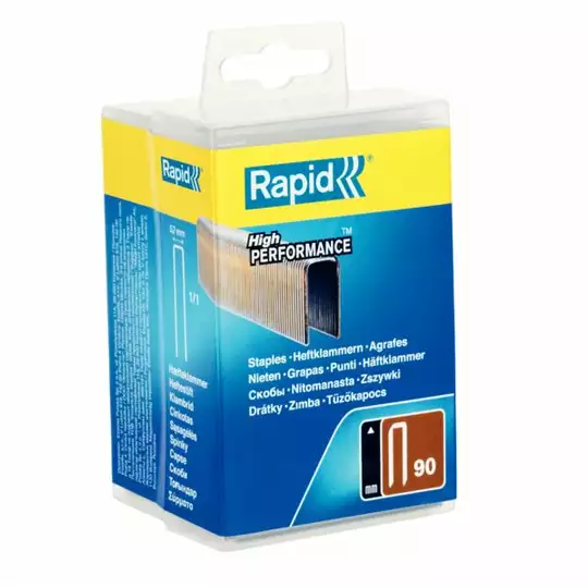 Zszywki z wąską koroną do PBS151, nr 90, długość 20 mm, 3000 szt. Rapid [5000123]