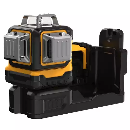 akumulatorowy, samopoziomujący laser 3-wiązkowy 360° z wiązką zieloną do 35m, 12/18V DeWALT [DCE089D1G18-QW] 2,0Ah XR, Li-Ion