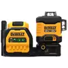 akumulatorowy, samopoziomujący laser 3-wiązkowy 360° z wiązką zieloną do 35m, 12/18V DeWALT [DCE089D1G18-QW] 2,0Ah XR, Li-Ion